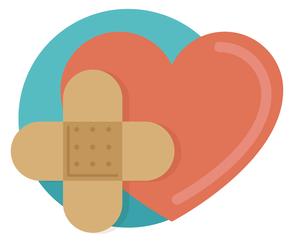 A graphic of a heart and band-aid representing proof of immunization records. A graphic of a hart and bandaid representing proof of immunization records.